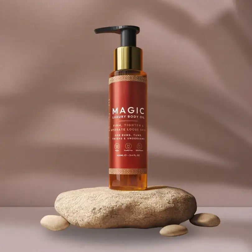 Magic™ Lifting Body Oil – dit flydende ungdommens eliksir til omfattende kropsforyngelse.