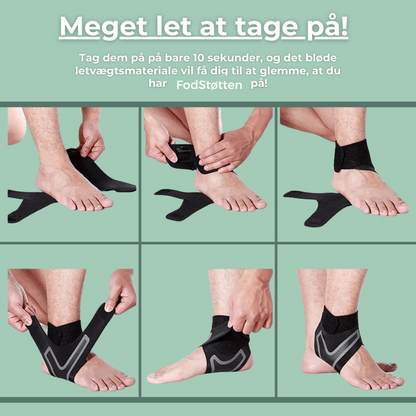 Fod- og ankelstøtte - Innovativ støtte og optimal komfort til dine fødder og ankler - 50% rabat nu!